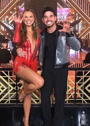 Alan Bersten and Hannah Brown